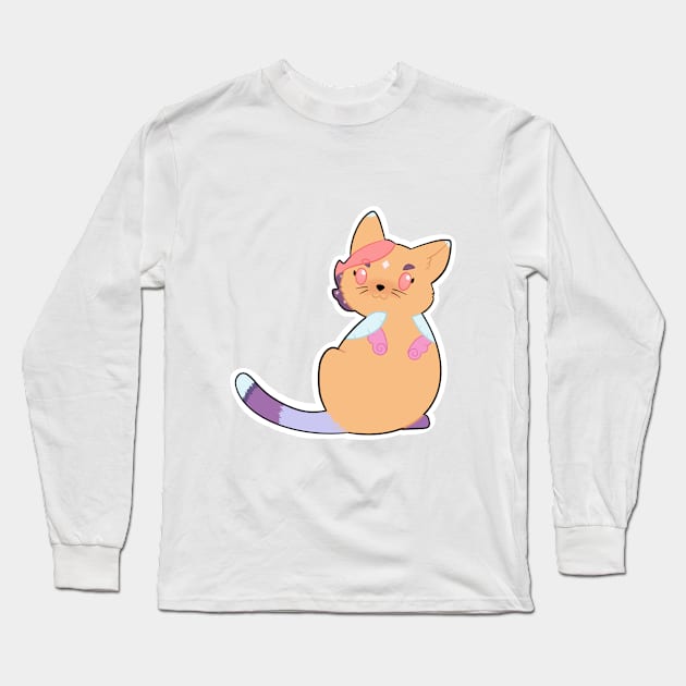 glimmer cat Long Sleeve T-Shirt by dragonlord19